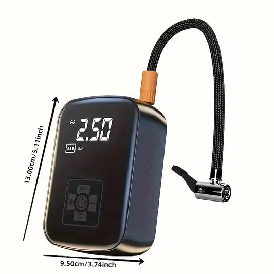 Wireless Air Pump for Car, Motorcycle & Bicycle