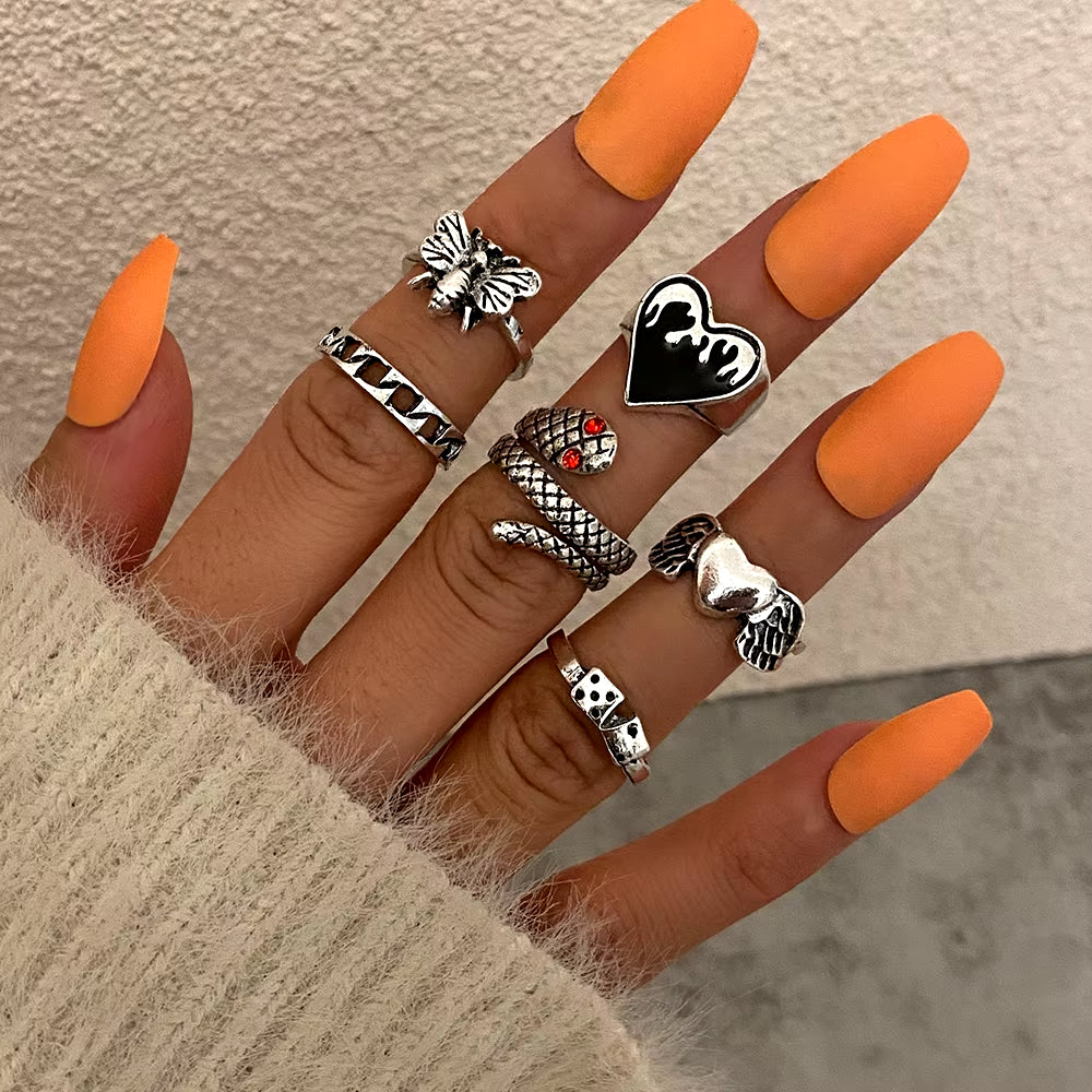 Bohemian Matching Ring Set – Stylish & Elegant Fashion Jewelry