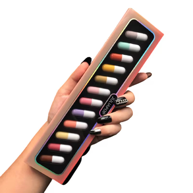 12-Color Mini Capsule Lipstick Set - Waterproof & Non-Stick for On-the-Go