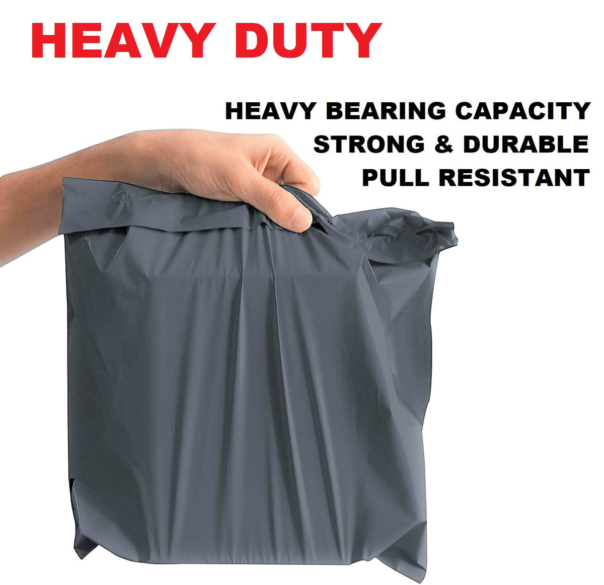 100 Mixed Mailing Bags Strong Grey Plastic Poly Postal Postage Mailers Self Seal