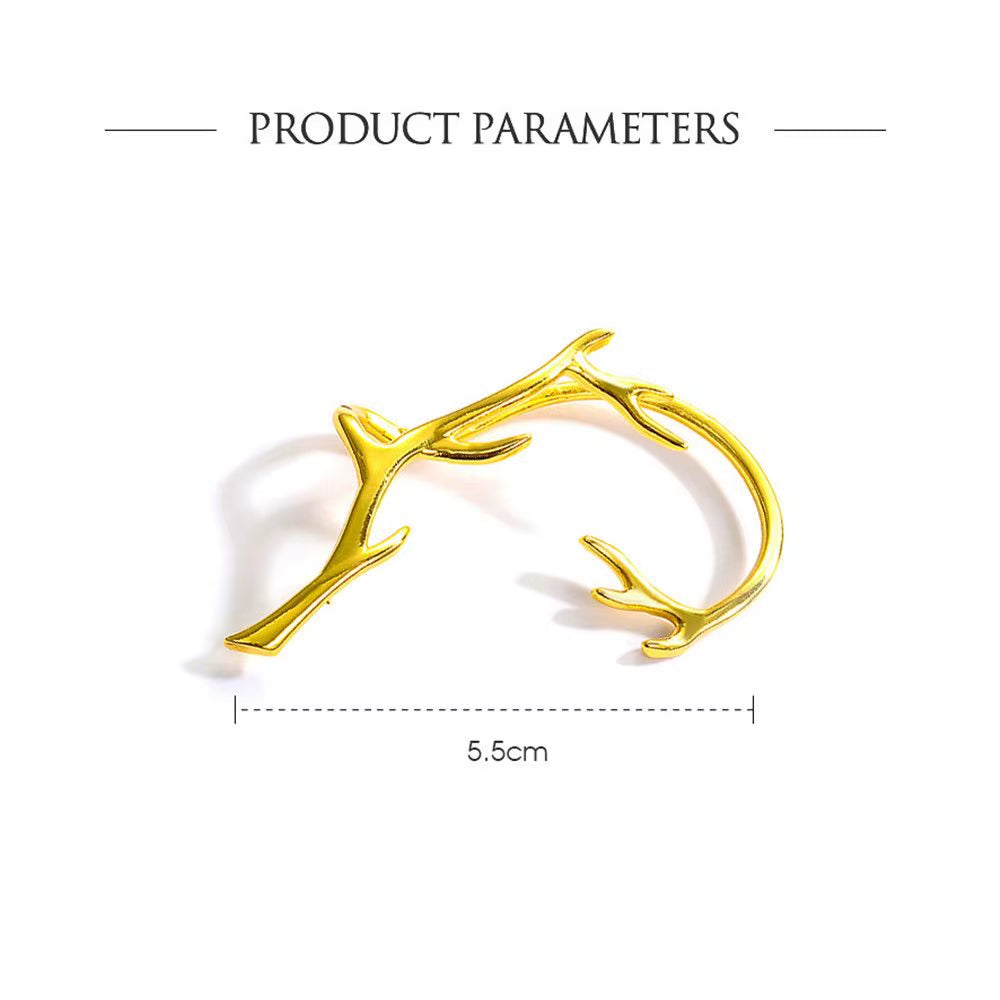 Elegant Branch Ear Cuff Wrap – No Piercing Clip Earrings