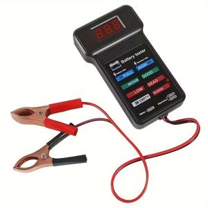 BT-171 12V Automotive Battery Diagnostic Tester – LED Backlit Reverse Display Tool for Car, Van & Motorcycle