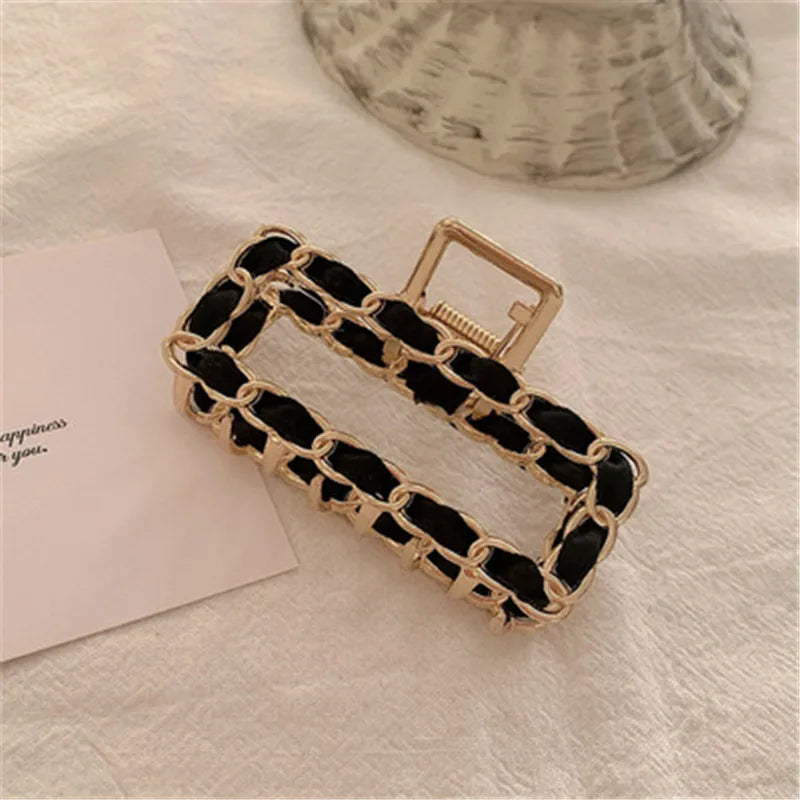 Elegant Alloy Bow Hair Claw