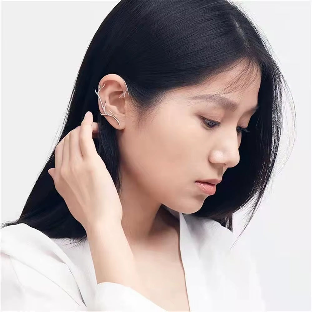 Elegant Branch Ear Cuff Wrap – No Piercing Clip Earrings