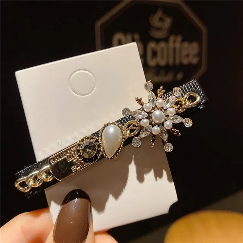 Luxurious Camellia Crab Hair Clips - Chic Hair Accessories