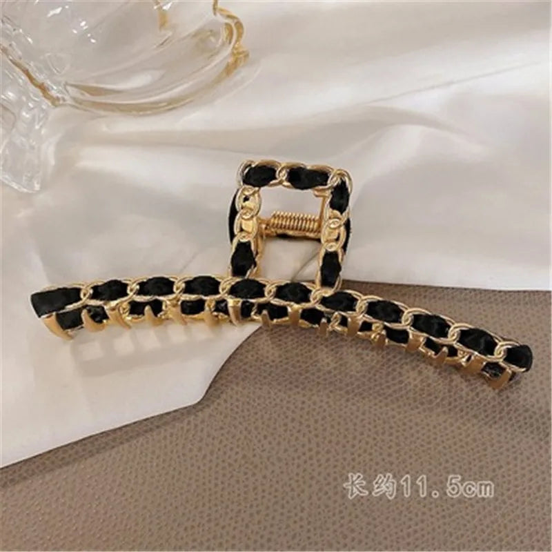 Elegant Alloy Bow Hair Claw