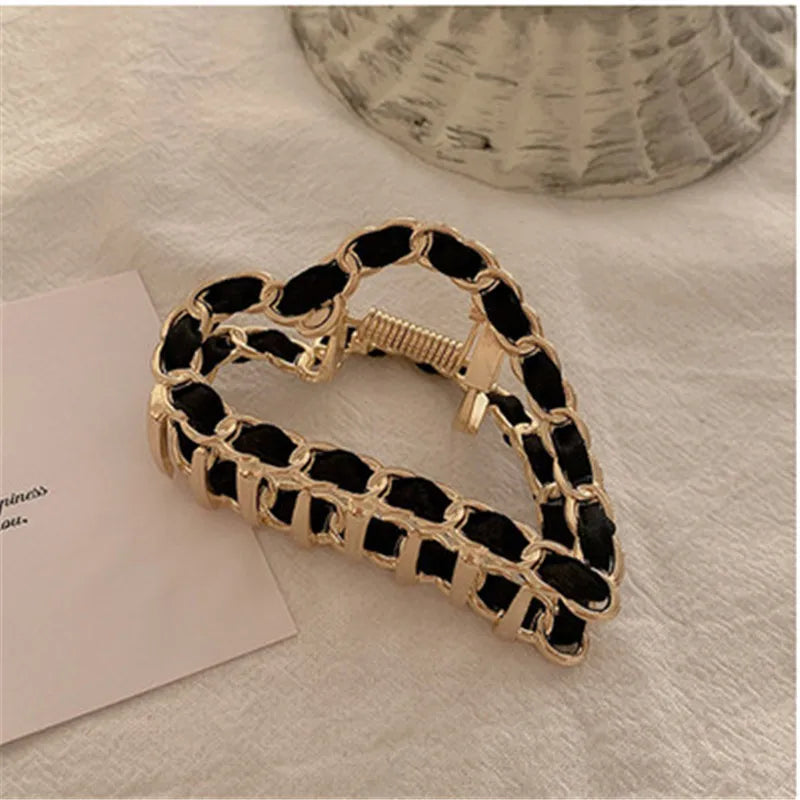 Elegant Alloy Bow Hair Claw