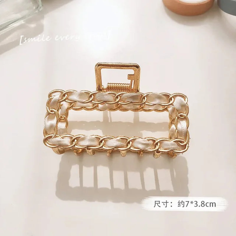 Elegant Alloy Bow Hair Claw