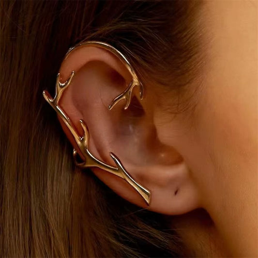 Elegant Branch Ear Cuff Wrap – No Piercing Clip Earrings