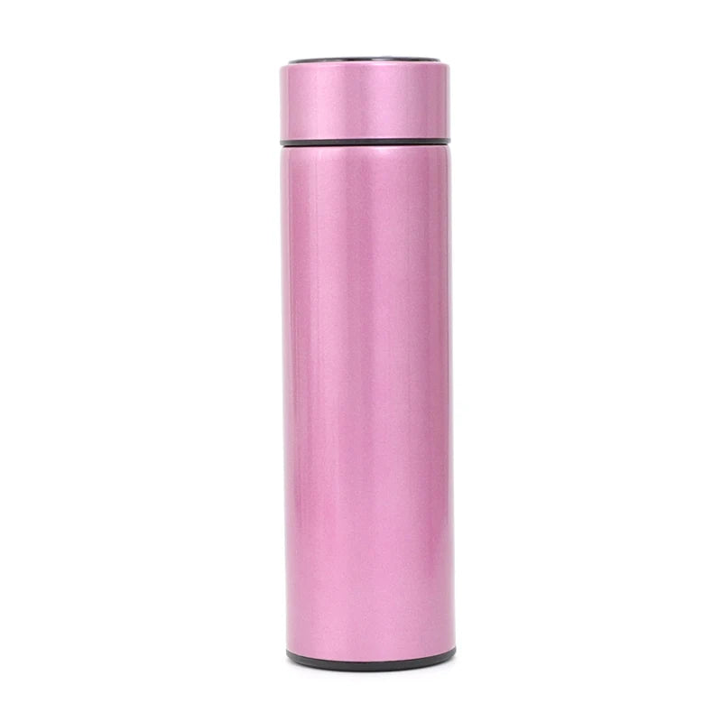 Smart Stainless Steel Water Bottle - Leak Proof, Double Walled, with LCD Temperature Display for Hot & Cold Drinks