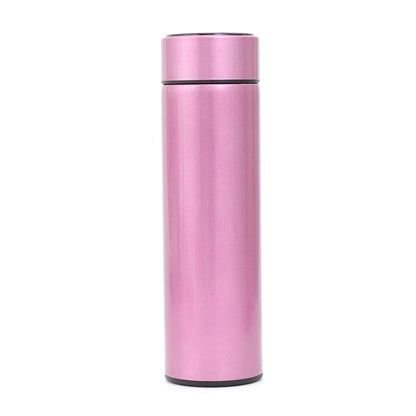 Smart Stainless Steel Water Bottle - Leak Proof, Double Walled, with LCD Temperature Display for Hot & Cold Drinks