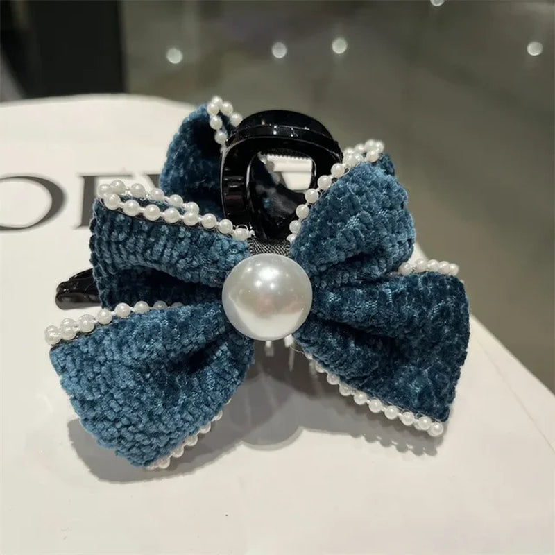 Elegant Alloy Bow Hair Claw