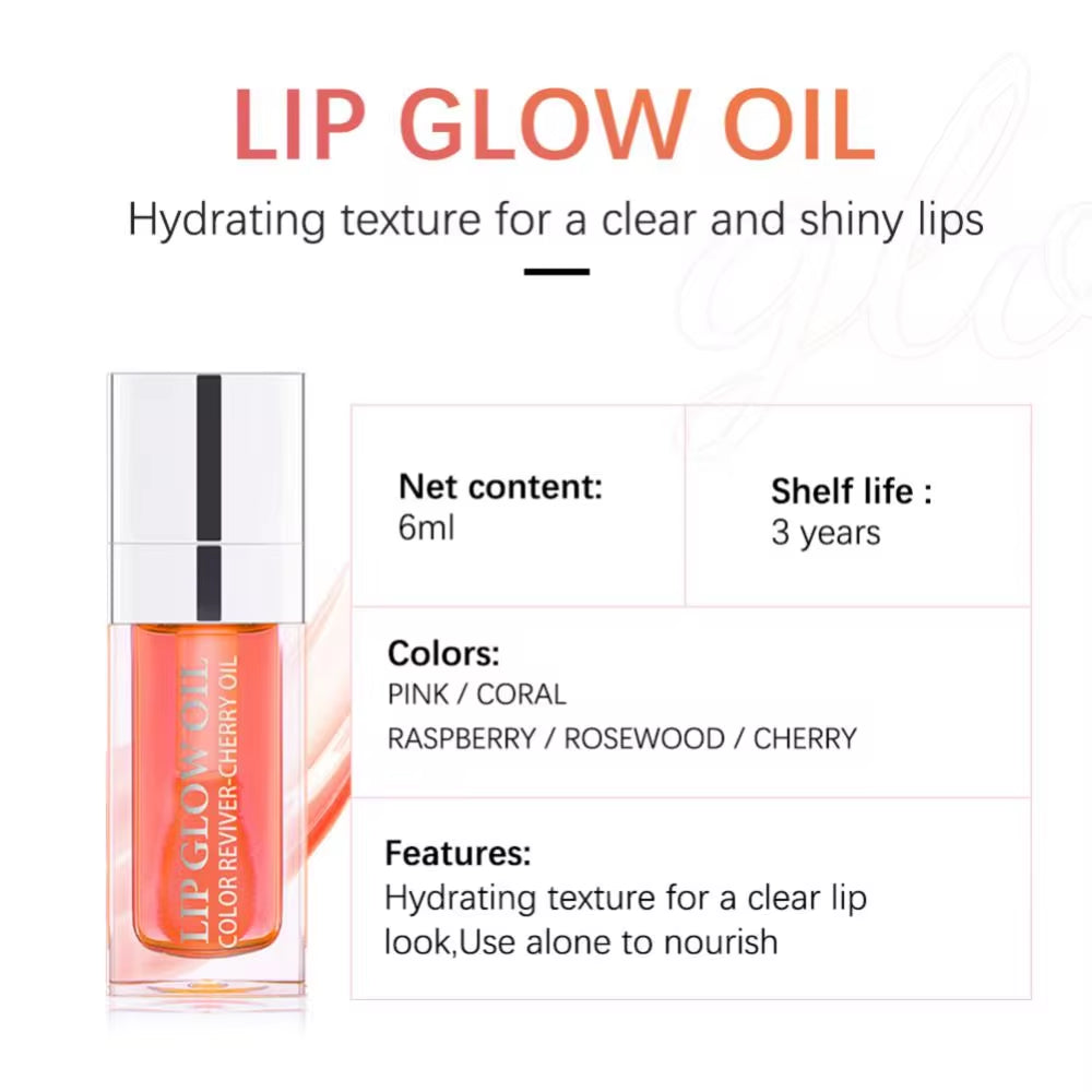 Hydrating Lip Oil - 6ml Plumping Lip Serum