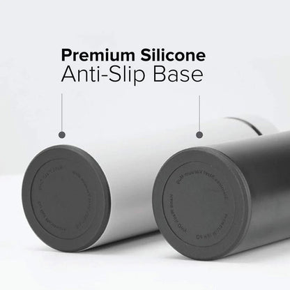 Smart Stainless Steel Water Bottle - Leak Proof, Double Walled, with LCD Temperature Display for Hot & Cold Drinks