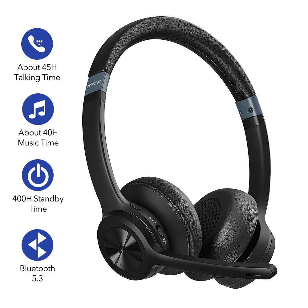 2026 Bluetooth Over-Ear Wireless Headphones Stereo Earphones Noise Cancelling
