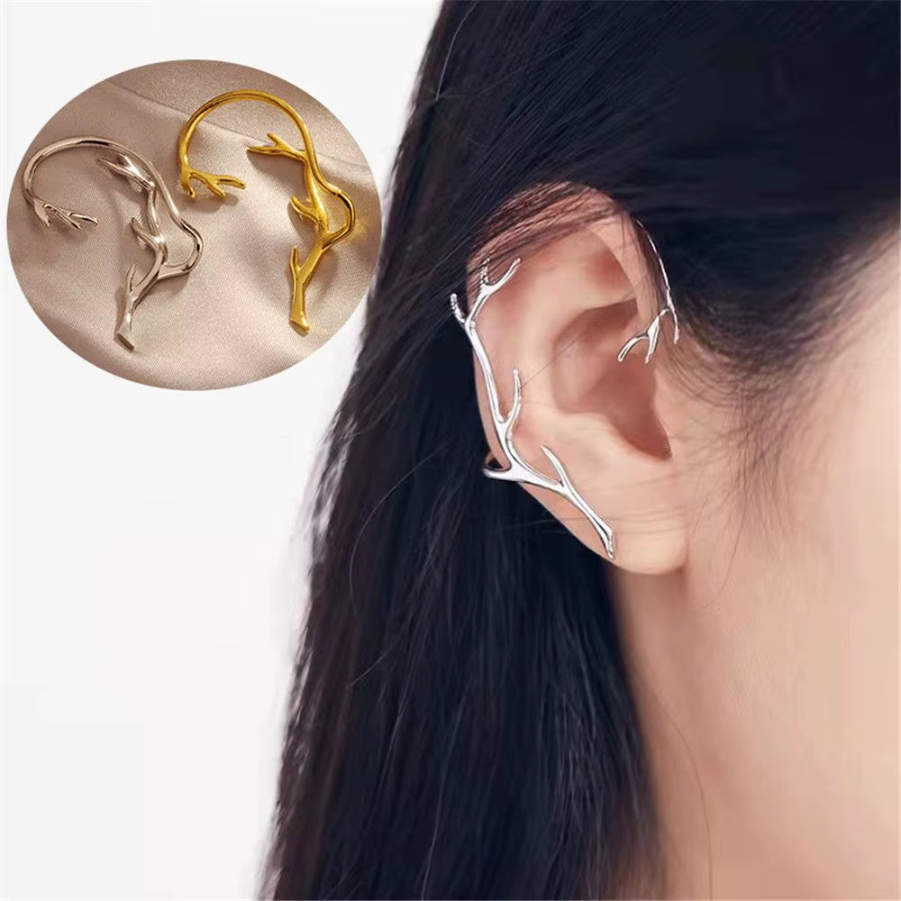 Elegant Branch Ear Cuff Wrap – No Piercing Clip Earrings