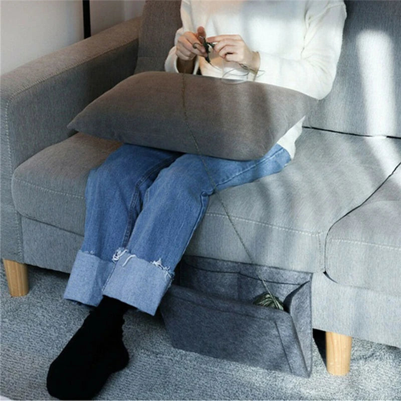 Felt Bedside Storage Organizer for Remote Controls and Accessories