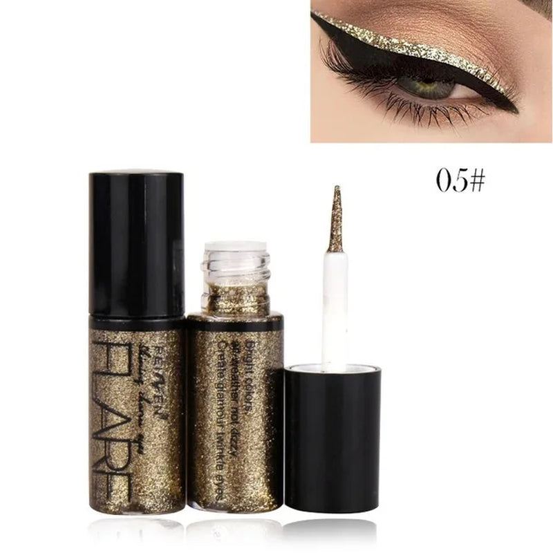 Dual-Ended Seal Stamp Liquid Eyeliner - Waterproof & Fast-Dry Precision Pen