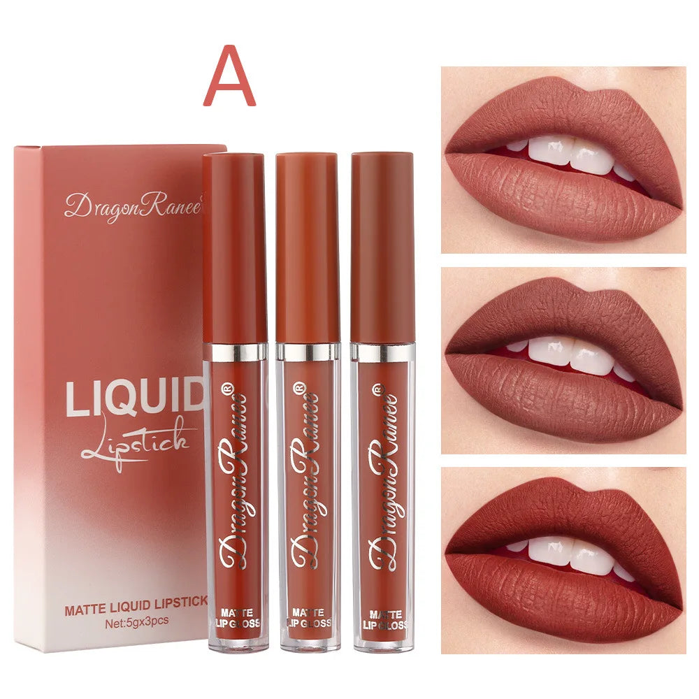 Ultra Matte Liquid Lipstick Set - Waterproof Long-Lasting Velvet Lip Glosses