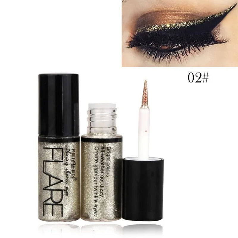 Dual-Ended Seal Stamp Liquid Eyeliner - Waterproof & Fast-Dry Precision Pen