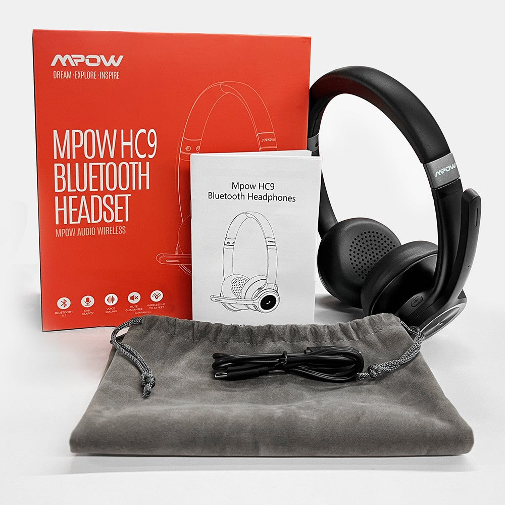 2026 Bluetooth Over-Ear Wireless Headphones Stereo Earphones Noise Cancelling