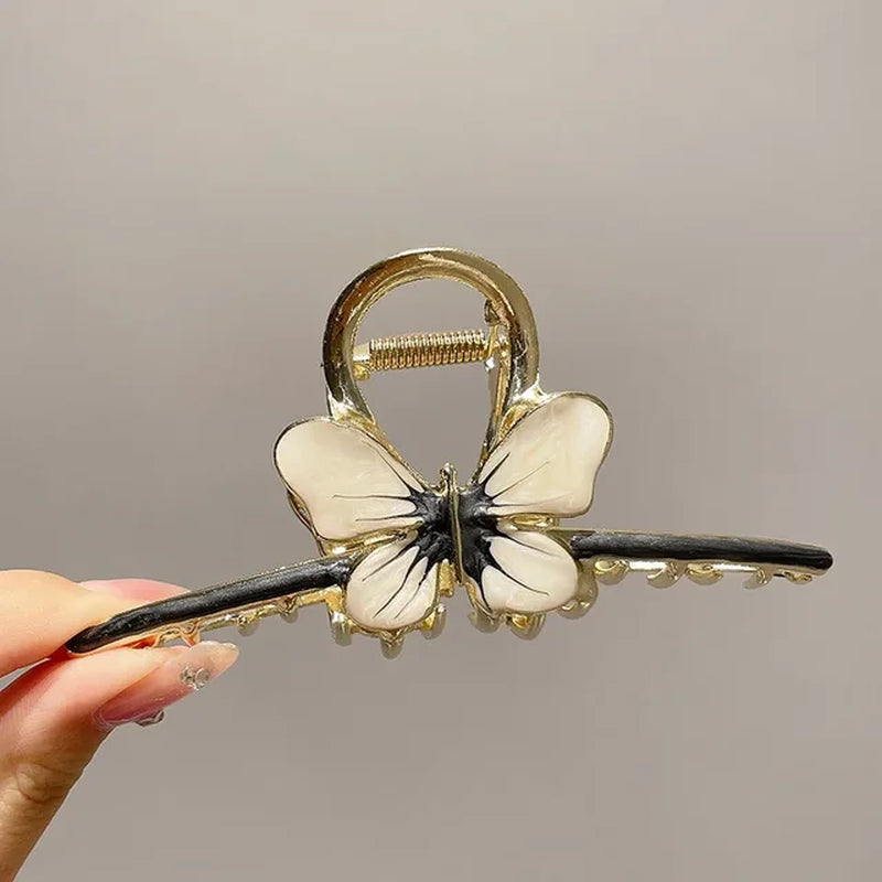 Elegant Alloy Bow Hair Claw