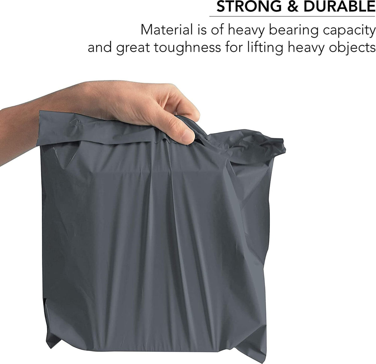 100 Mixed Mailing Bags Strong Grey Plastic Poly Postal Postage Mailers Self Seal