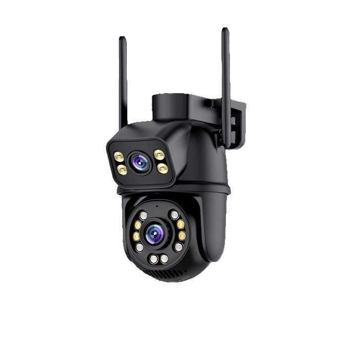 4K 8MP HD Wifi PTZ Camera Outdoor 4MP Dual Lens Dual Screen CCTV Audio Video Surveillance P2P Icsee