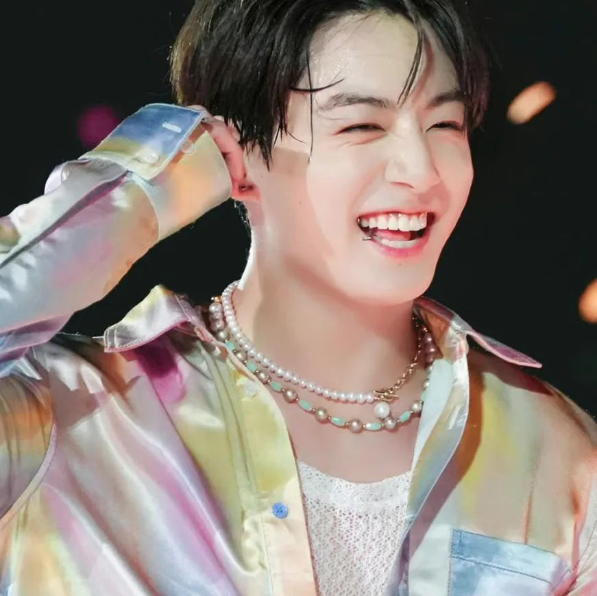 Jungkook Inspired Pearl Necklace – Simple K-pop Fashion Jewelry