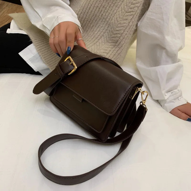 Women's Fashion PU Leather Shoulder Bag - Luxury Crossbody Bag