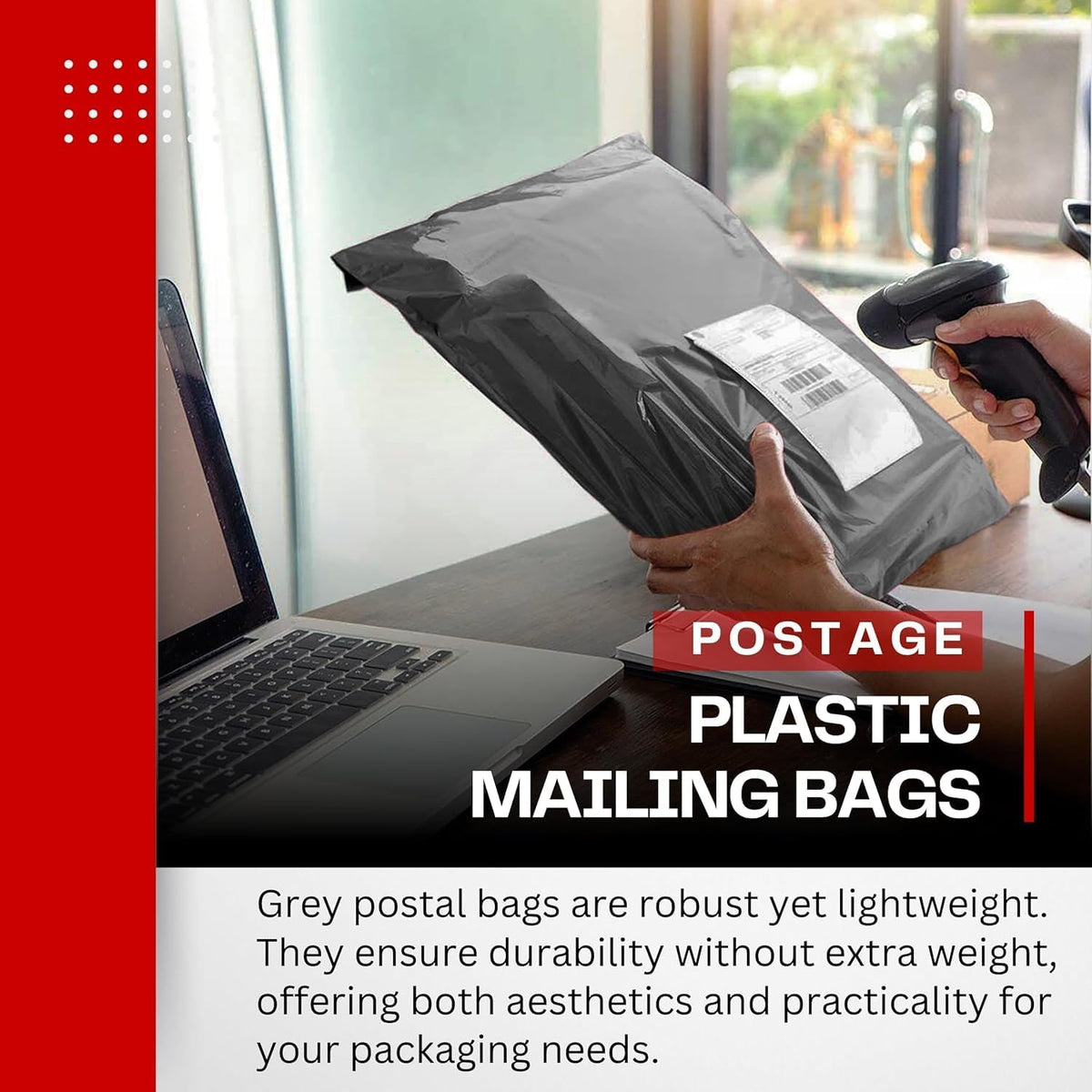 ® 100 Grey Parcel Bags 4" X 6" (102 X 152Mm) Strong Poly Mailer Small Postage Mailing Bags Courier Shipping Postal Bags - Posting Packing Mobile Accessories