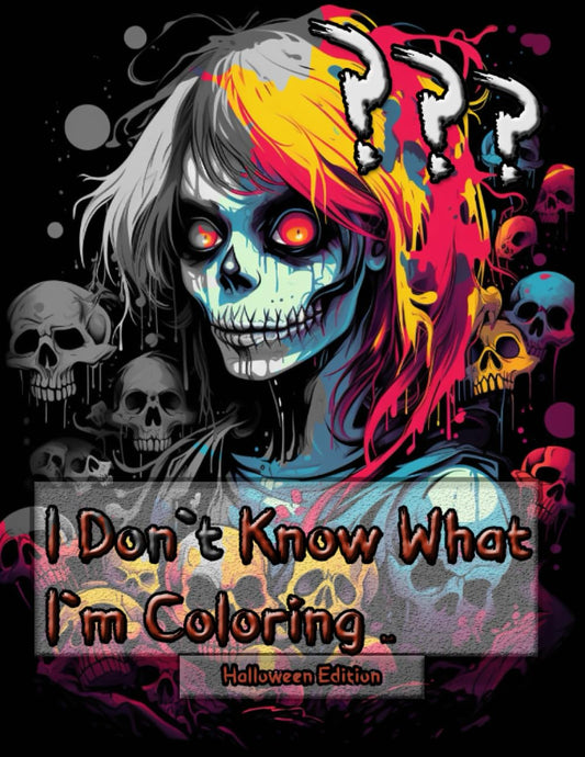 I Don`T Know What I`M Coloring Book: Haloween Edition for Adults and Teens. Great Scary Horror 125 Ilustration Perfect for Gift on Halloween Night! ... and More for Relaxation and Stress Relief