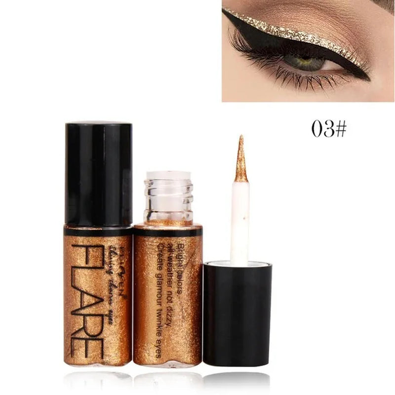 Dual-Ended Seal Stamp Liquid Eyeliner - Waterproof & Fast-Dry Precision Pen